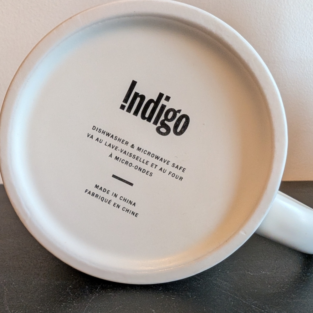 Indigo K Mug with Blue Interior - Picture 3 of 4